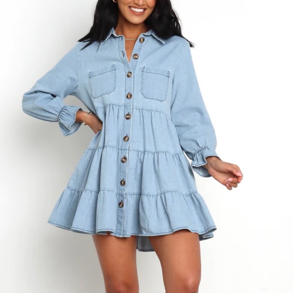 Petal & Pup Dresses & Skirts - Petal & Pup ZUBAIRA Denim Dress